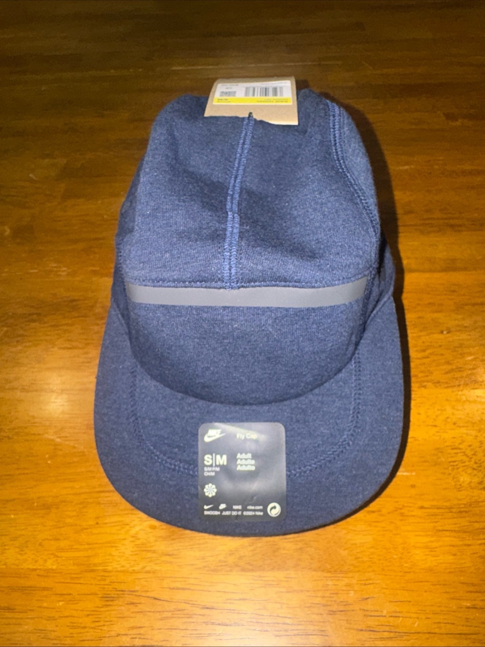 Nike Fly Cap Unstructured Navy Tech Fleece Hat Size S/M Adult HJ3504-451 New Tag